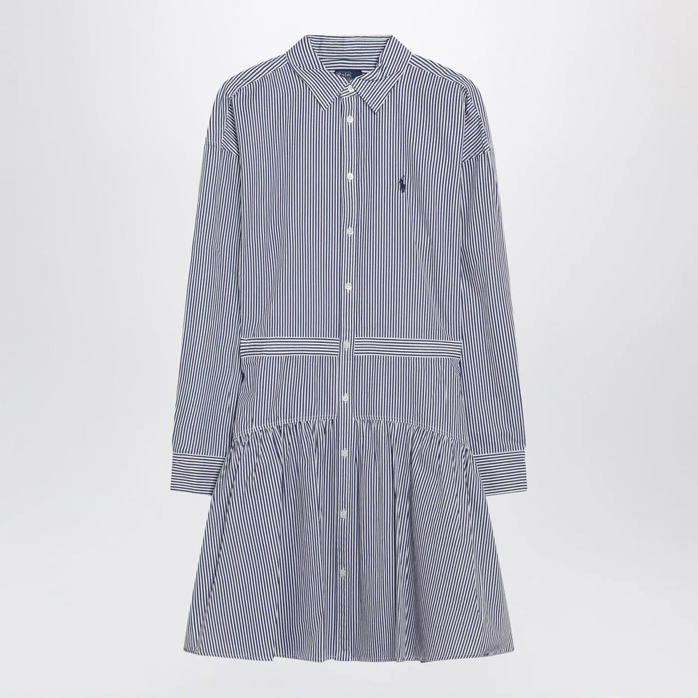 Polo Ralph Lauren - Blue and white striped shirt dress Brand Shirts & Tops 8 US