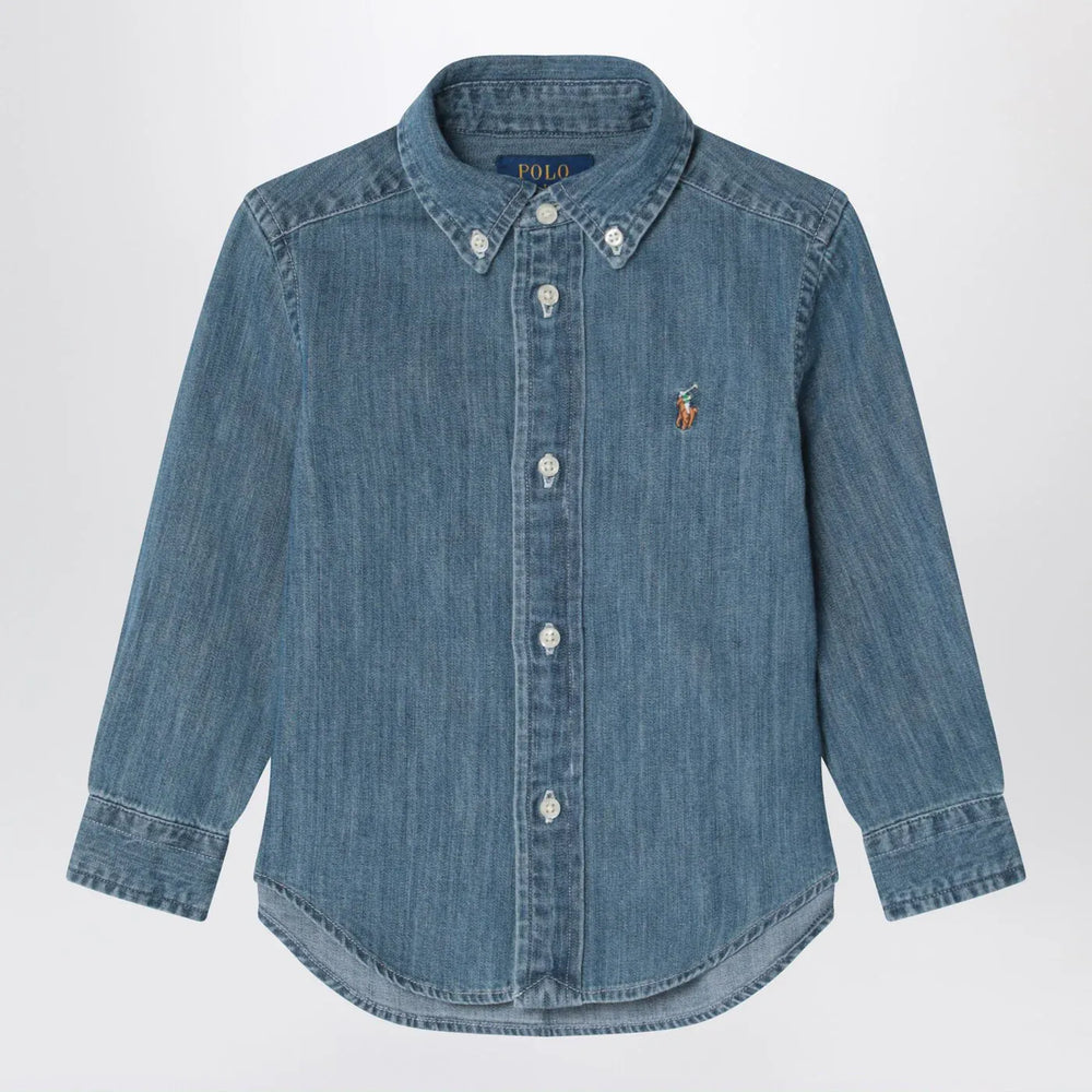 Polo Ralph Lauren - Blue denim button-down shirt Brand Shirts & Tops M