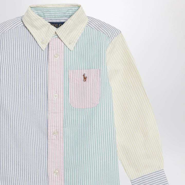 Polo Ralph Lauren - Colour-block striped button-down shirt Brand Shirts &amp; Tops
