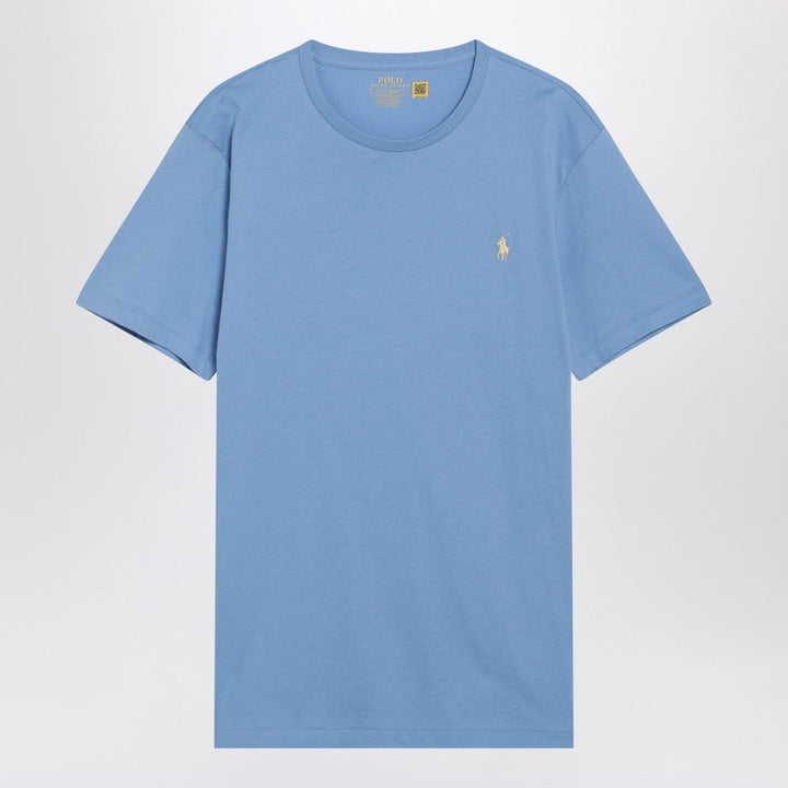 Shirts &amp; Tops Polo Ralph Lauren - Light blue cotton Custom Slim-Fit T-shirt Brand