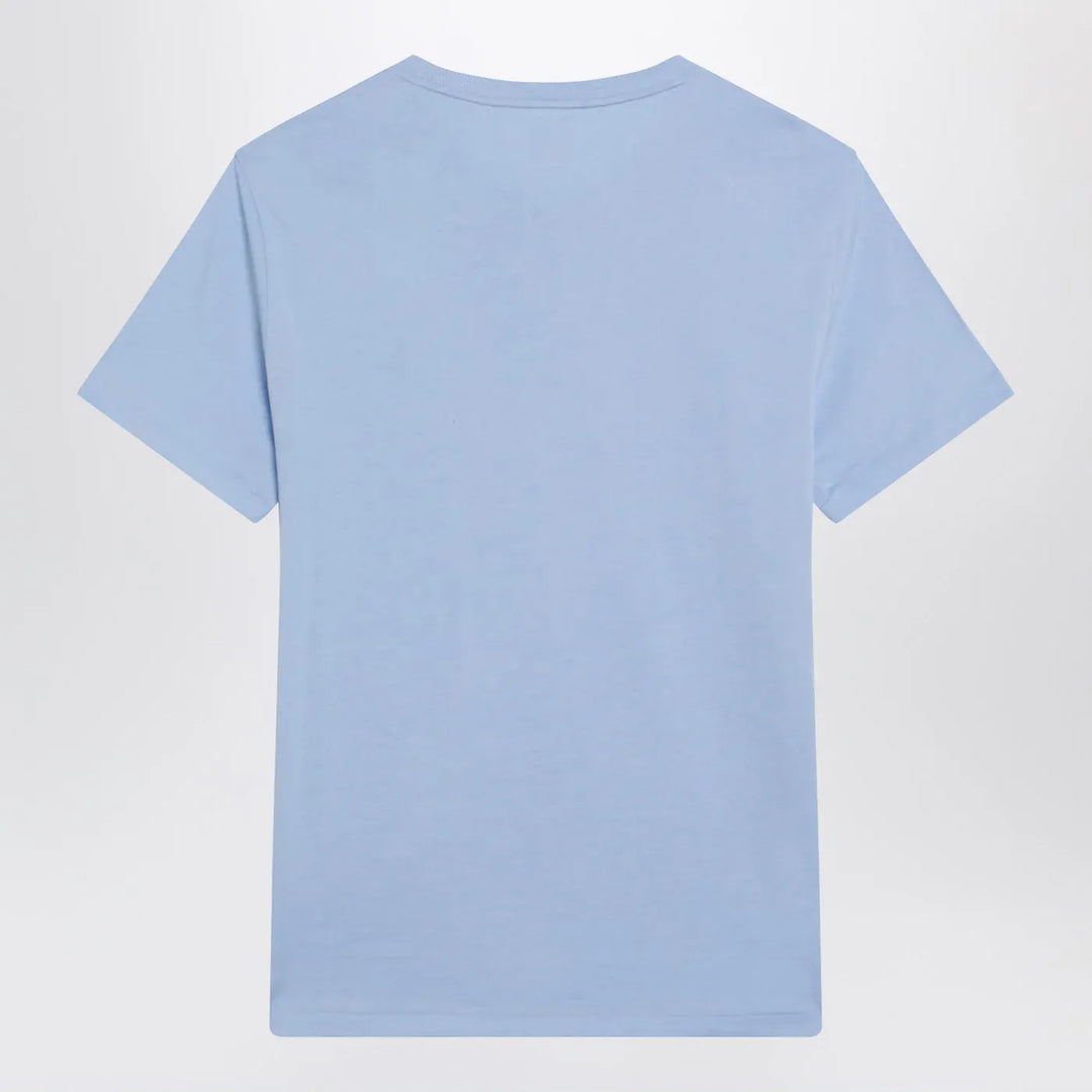 Polo Ralph Lauren - Light blue Custom Slim-Fit cotton T-shirt Brand Shirts &amp; Tops