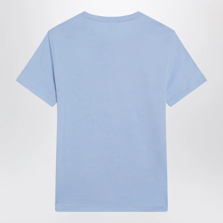 Polo Ralph Lauren - Light blue Custom Slim-Fit cotton T-shirt Brand Shirts &amp; Tops
