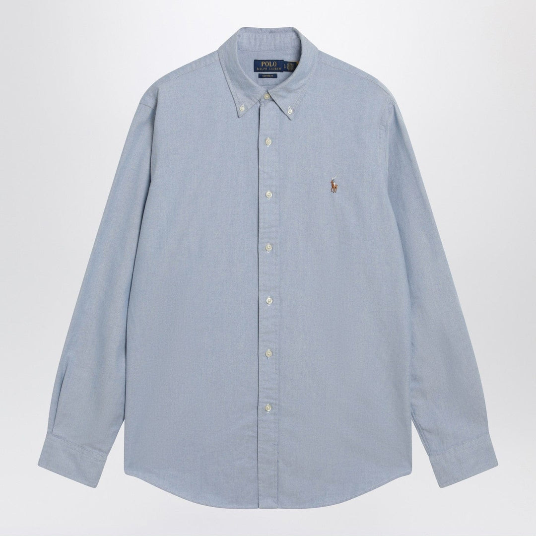Shirts &amp; Tops Polo Ralph Lauren - Light blue Oxford shirt Custom-fit Brand