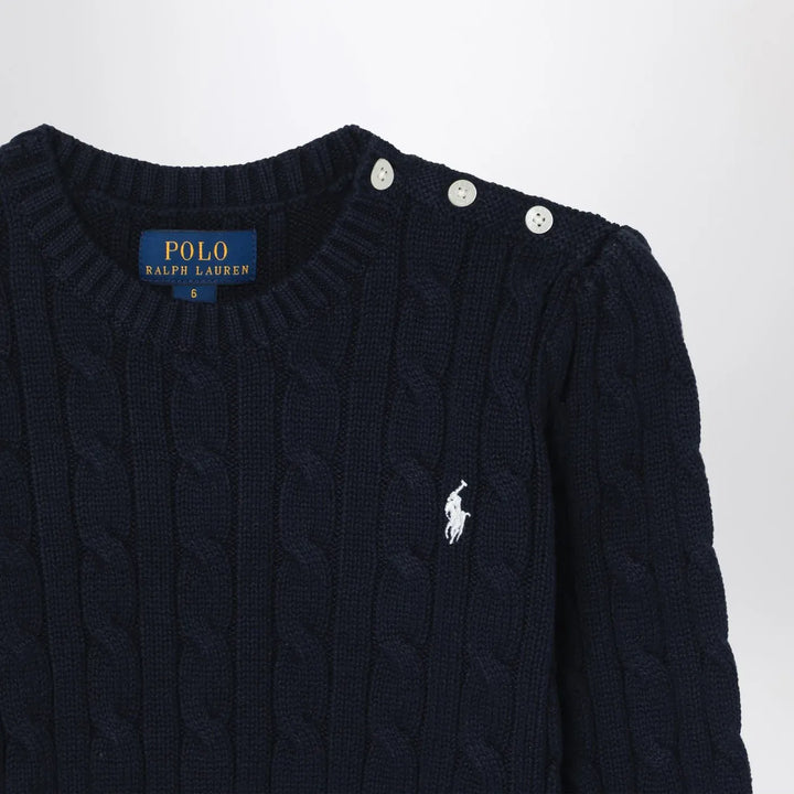 Polo Ralph Lauren - Navy blue cotton cable-knit jumper Brand Shirts &amp; Tops