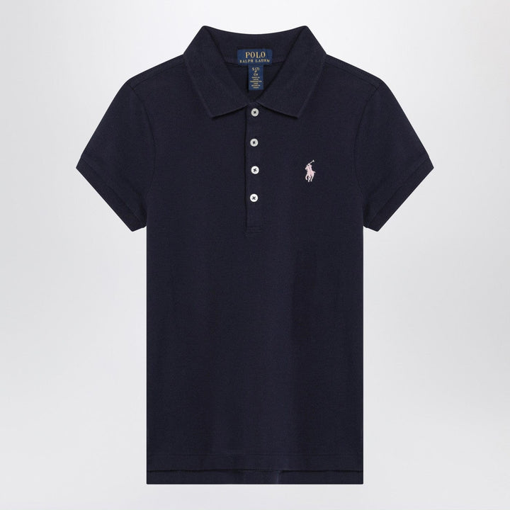 Shirts &amp; Tops Polo Ralph Lauren - Navy blue cotton polo shirt with embroidered logo Brand
