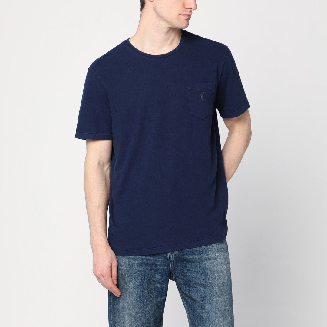 Shirts &amp; Tops Polo Ralph Lauren - Navy blue cotton T-shirt Brand