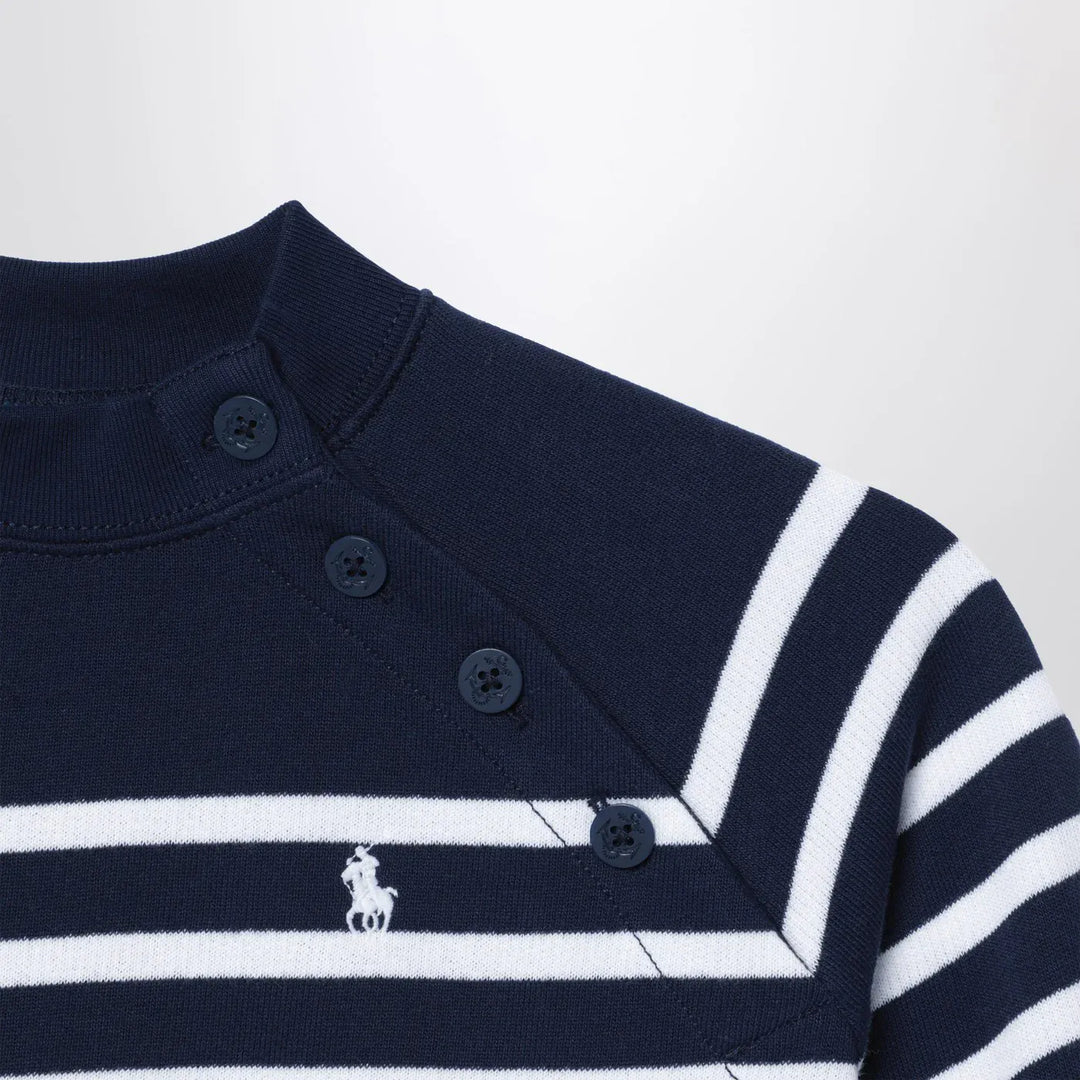 Polo Ralph Lauren - Navy blue sweatshirt with white stripes Brand Shirts &amp; Tops 2