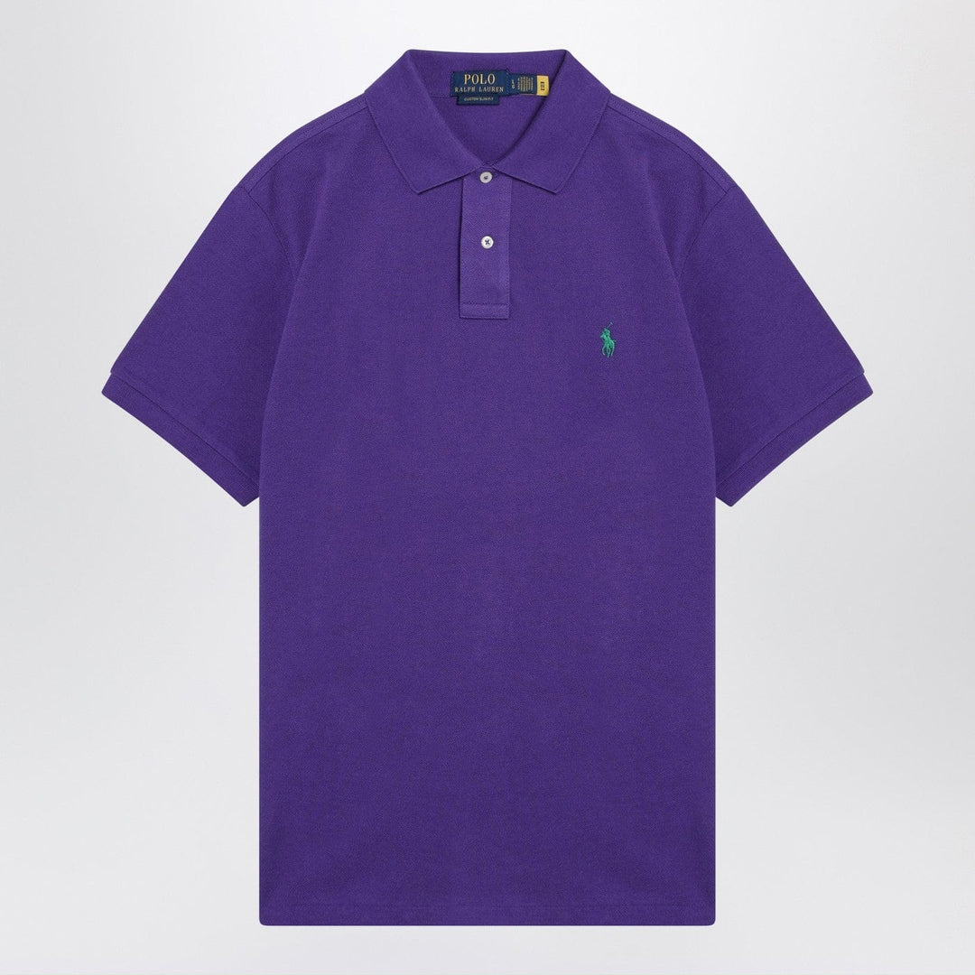 Shirts &amp; Tops Polo Ralph Lauren - Purple cotton Custom Slim-Fit polo shirt Brand