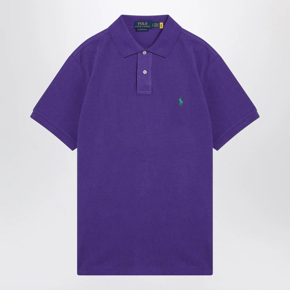 Polo Ralph Lauren - Purple cotton Custom Slim-Fit polo shirt Brand Shirts & Tops S
