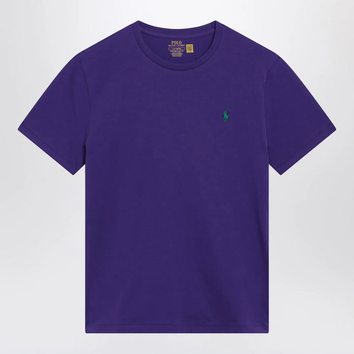 Polo Ralph Lauren - Purple Custom Slim-Fit cotton T-shirt Brand Shirts &amp; Tops L