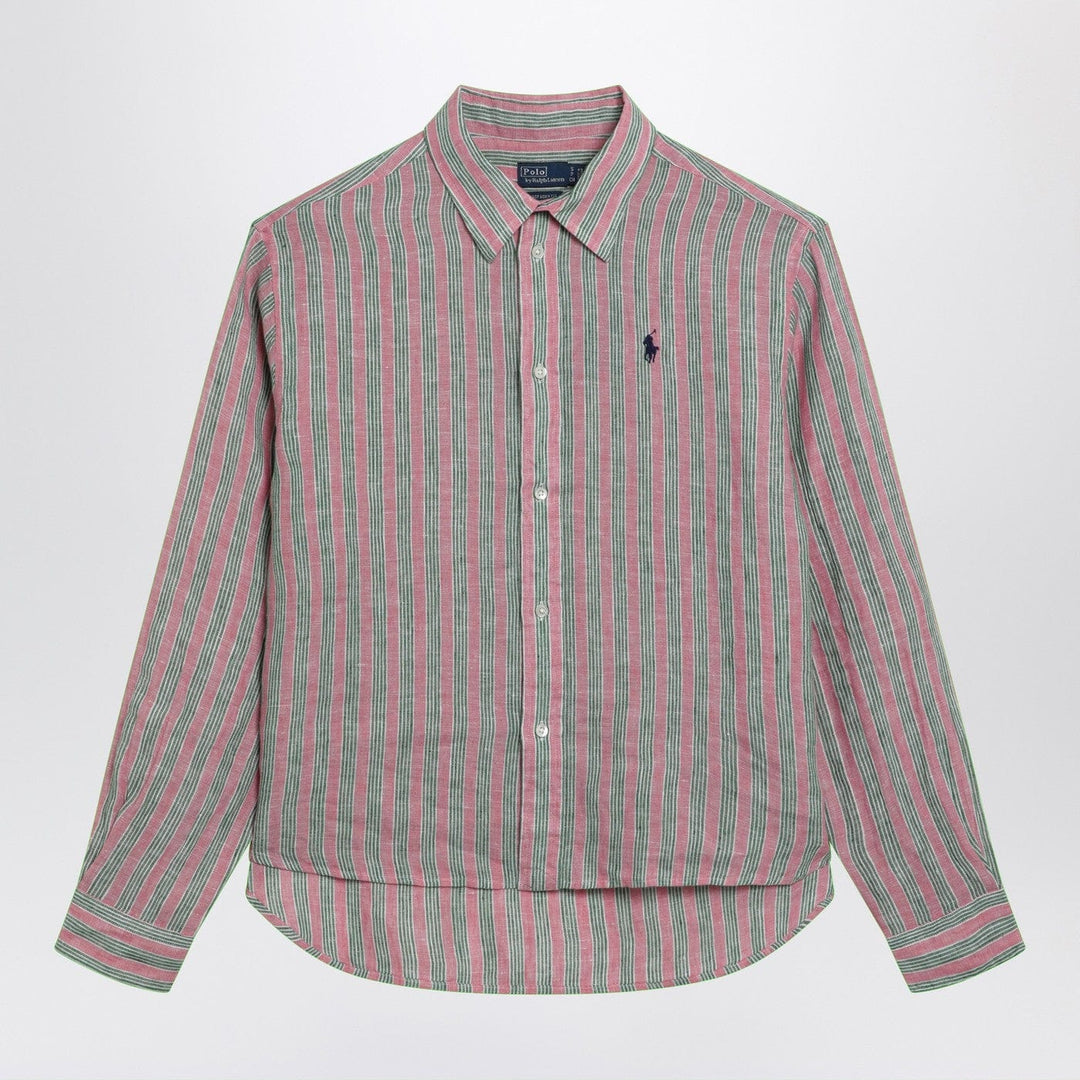Shirts &amp; Tops Polo Ralph Lauren - Striped Crop Boxy Fit linen shirt Brand