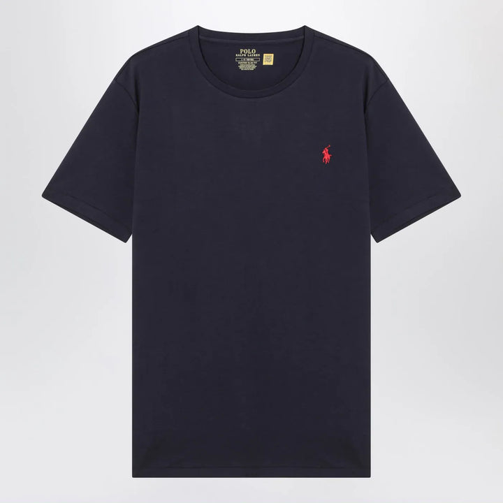 Polo Ralph Lauren - T-shirt blue in cotton Custom Slim-Fit Brand Shirts &amp; Tops S
