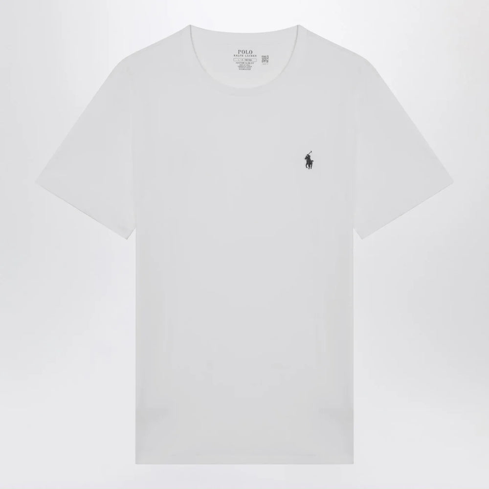 Polo Ralph Lauren - T-shirt white in cotton Custom Slim-Fit Brand Shirts & Tops S