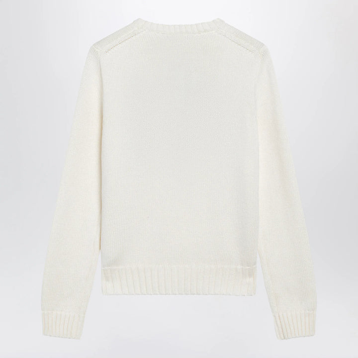 Polo Ralph Lauren - Tommy Hilfiger cream sweater with flag motif Brand Shirts &amp; Tops
