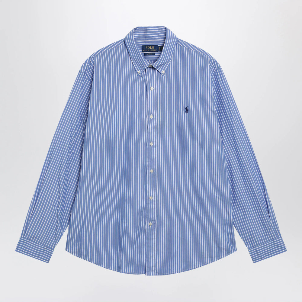Polo Ralph Lauren - White/blue striped Custom-Fit poplin shirt Brand Shirts & Tops S