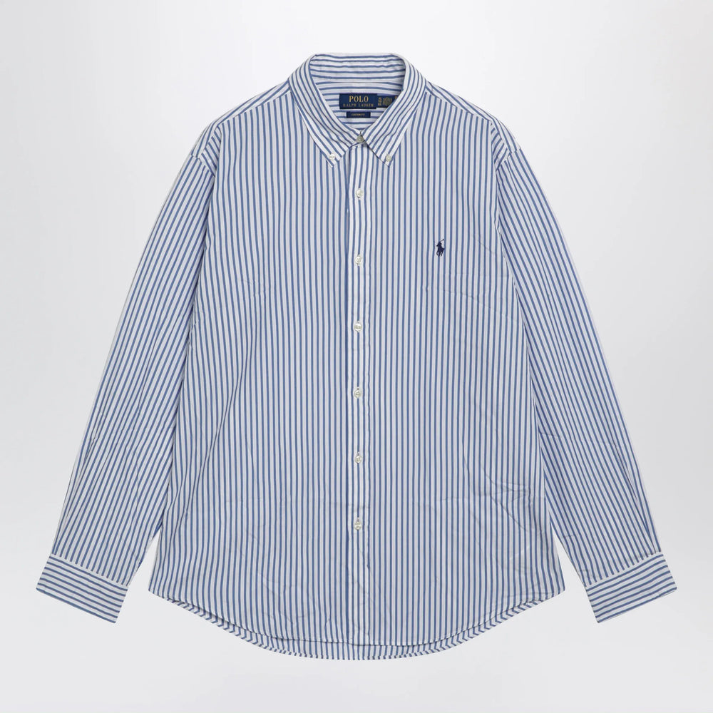 Polo Ralph Lauren - White/blue striped Custom-Fit shirt Brand Shirts & Tops S