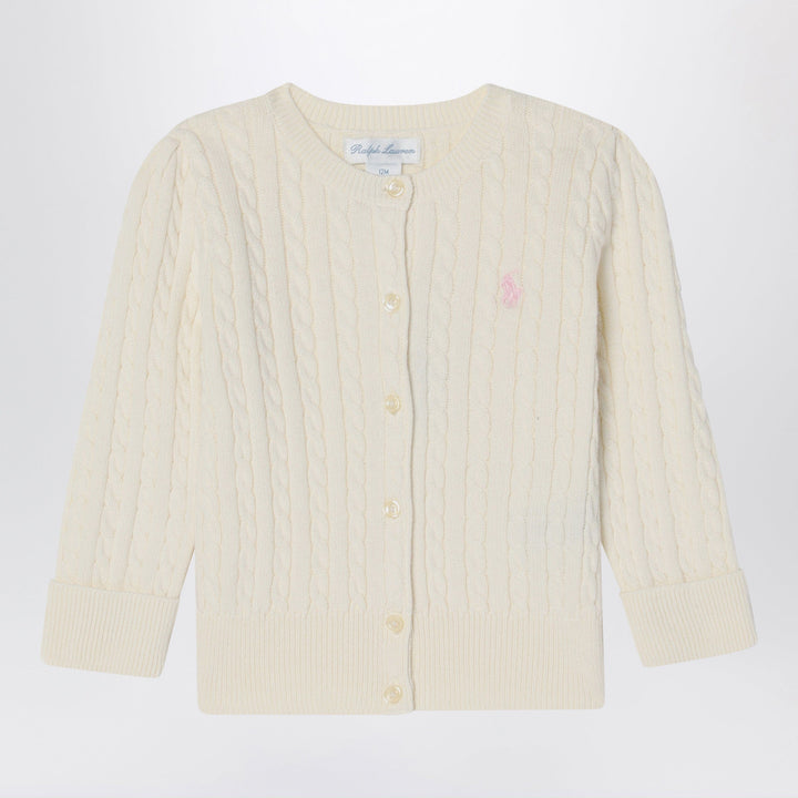 Shirts &amp; Tops Polo Ralph Lauren - White cable knit cotton cardigan Brand