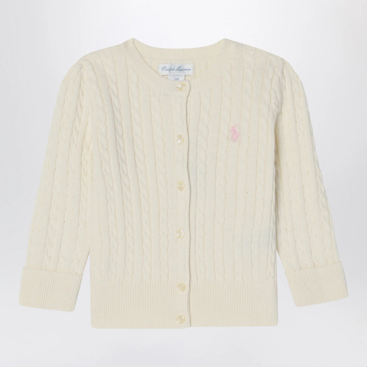 Polo Ralph Lauren - White cable knit cotton cardigan Brand Shirts &amp; Tops 3