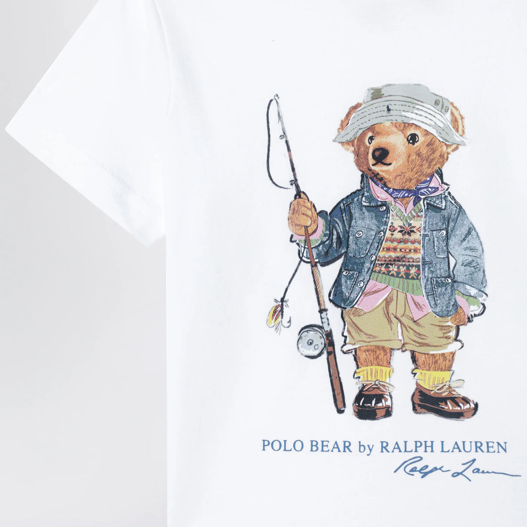 Polo Ralph Lauren - White cotton Polo Bear T-shirt Brand Shirts &amp; Tops