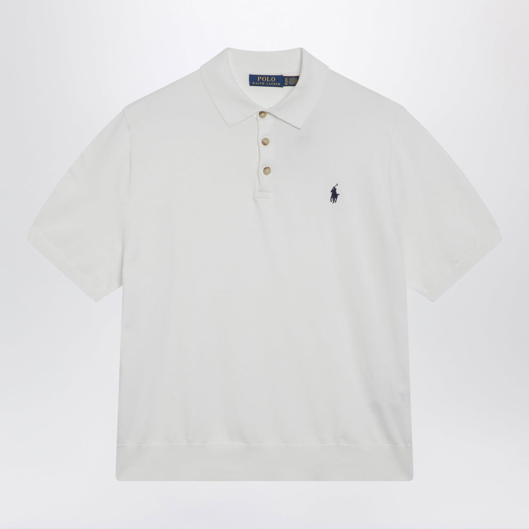Shirts &amp; Tops Polo Ralph Lauren - White cotton polo-collar sweater Brand
