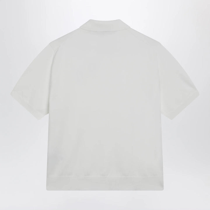 Polo Ralph Lauren - White cotton polo-collar sweater Brand Shirts &amp; Tops