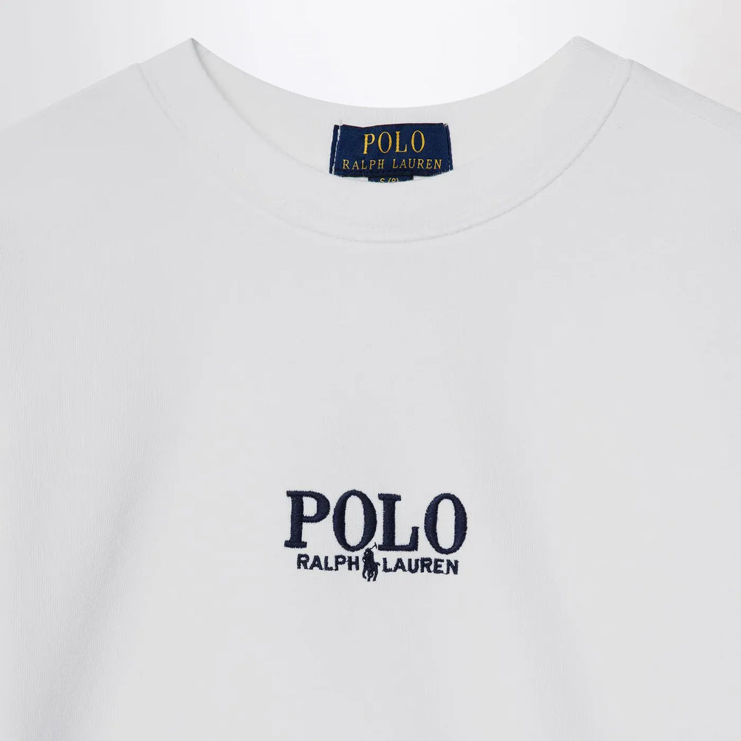 Polo Ralph Lauren - White cotton sweatshirt with logo Brand Shirts &amp; Tops 2