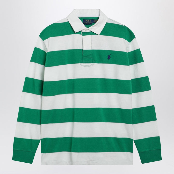 Shirts &amp; Tops Polo Ralph Lauren - White/green striped Classic Fit polo shirt Brand