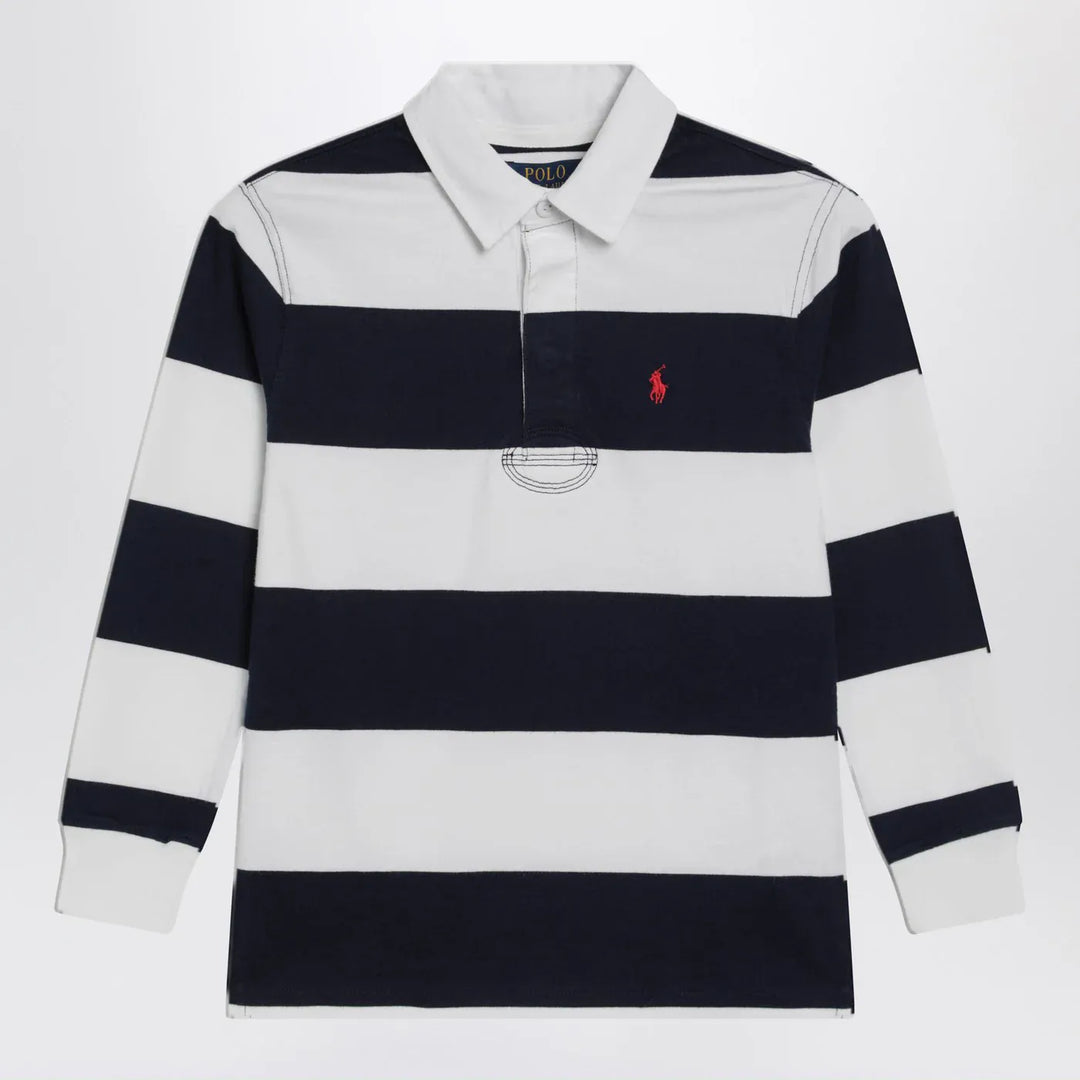 Polo Ralph Lauren - White/navy striped polo shirt Brand Shirts &amp; Tops S