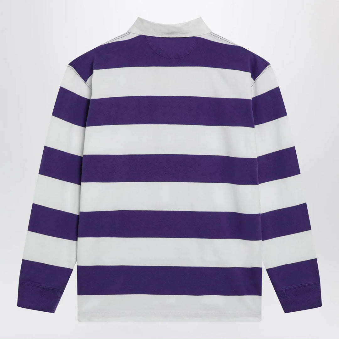 Polo Ralph Lauren - White/purple striped Classic Fit polo shirt Brand Shirts &amp; Tops XL