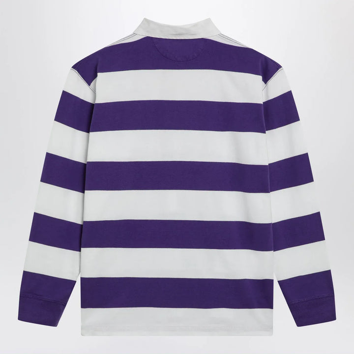 Polo Ralph Lauren - White/purple striped Classic Fit polo shirt Brand Shirts &amp; Tops XL