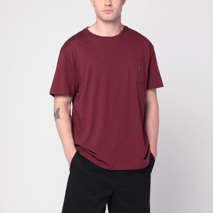 Shirts &amp; Tops M Polo Ralph Lauren - Wine red cotton T-shirt Classic-Fit Brand