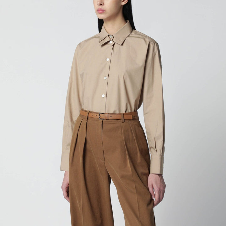 Shirts &amp; Tops 36  FR Róhe - Beige shirt with double collar Brand