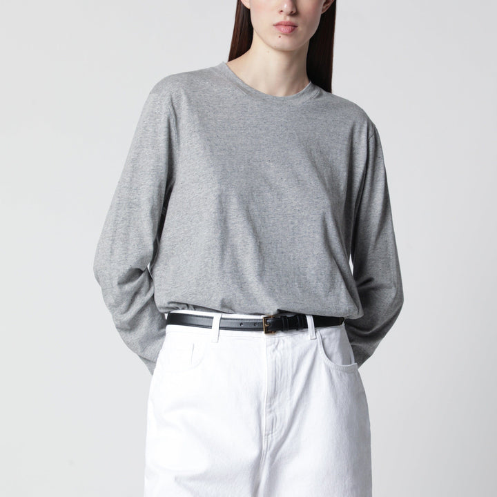 Shirts &amp; Tops Róhe - Light grey mélange long-sleeve T-shirt Brand