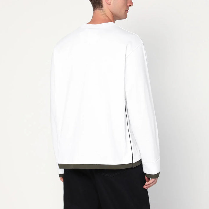Sacai - White cotton shirt Brand Shirts &amp; Tops