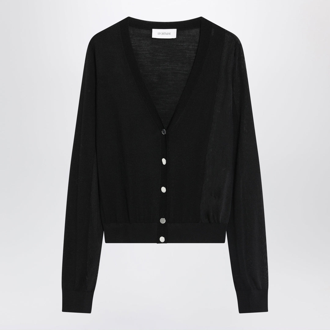 Shirts & Tops L Sportmax - Black wool cardigan Brand