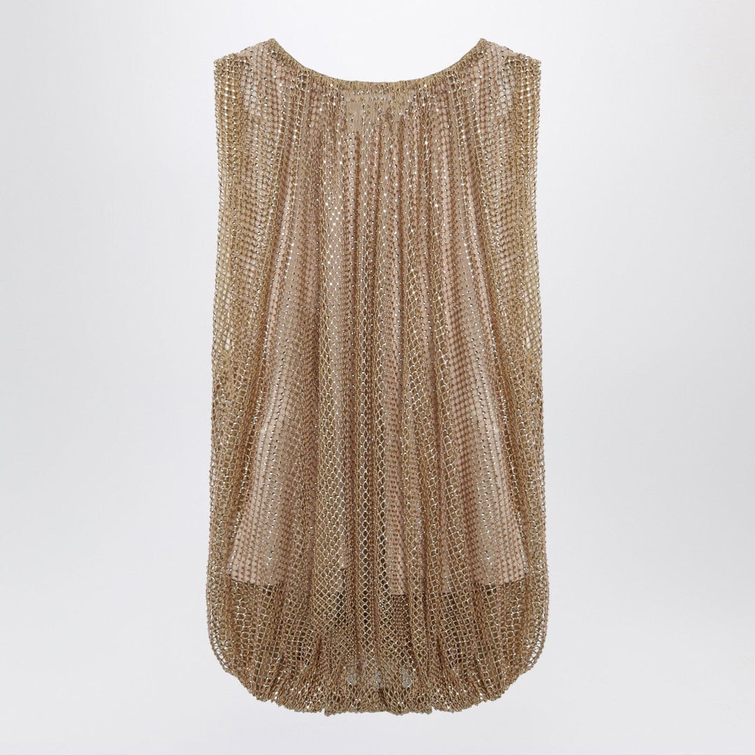 Shirts &amp; Tops Sportmax - Camel mesh top with crystals Brand