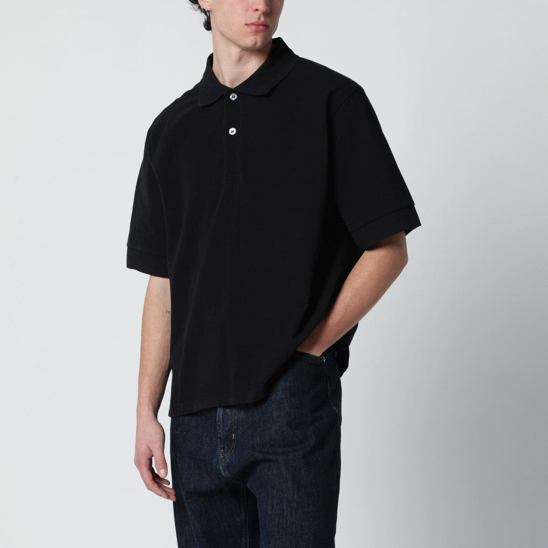 Shirts & Tops XL STUDIO NICHOLSON - Balaton polo black in cotton piqué Brand