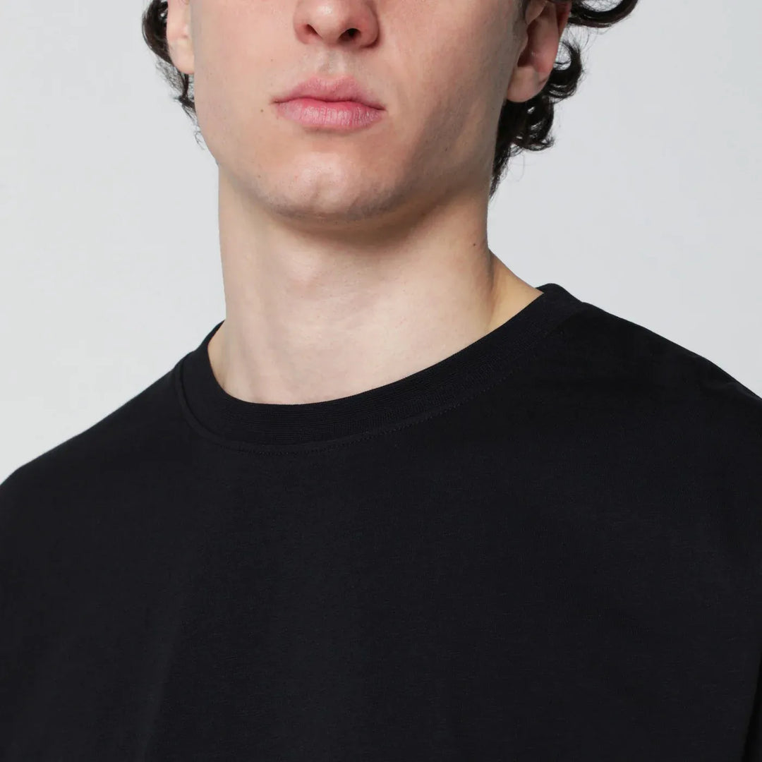 STUDIO NICHOLSON - Bric T-shirt black regular fit Brand Shirts &amp; Tops
