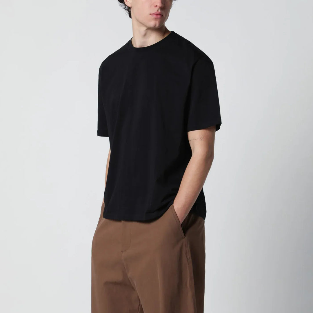 STUDIO NICHOLSON - Bric T-shirt black regular fit Brand Shirts &amp; Tops L