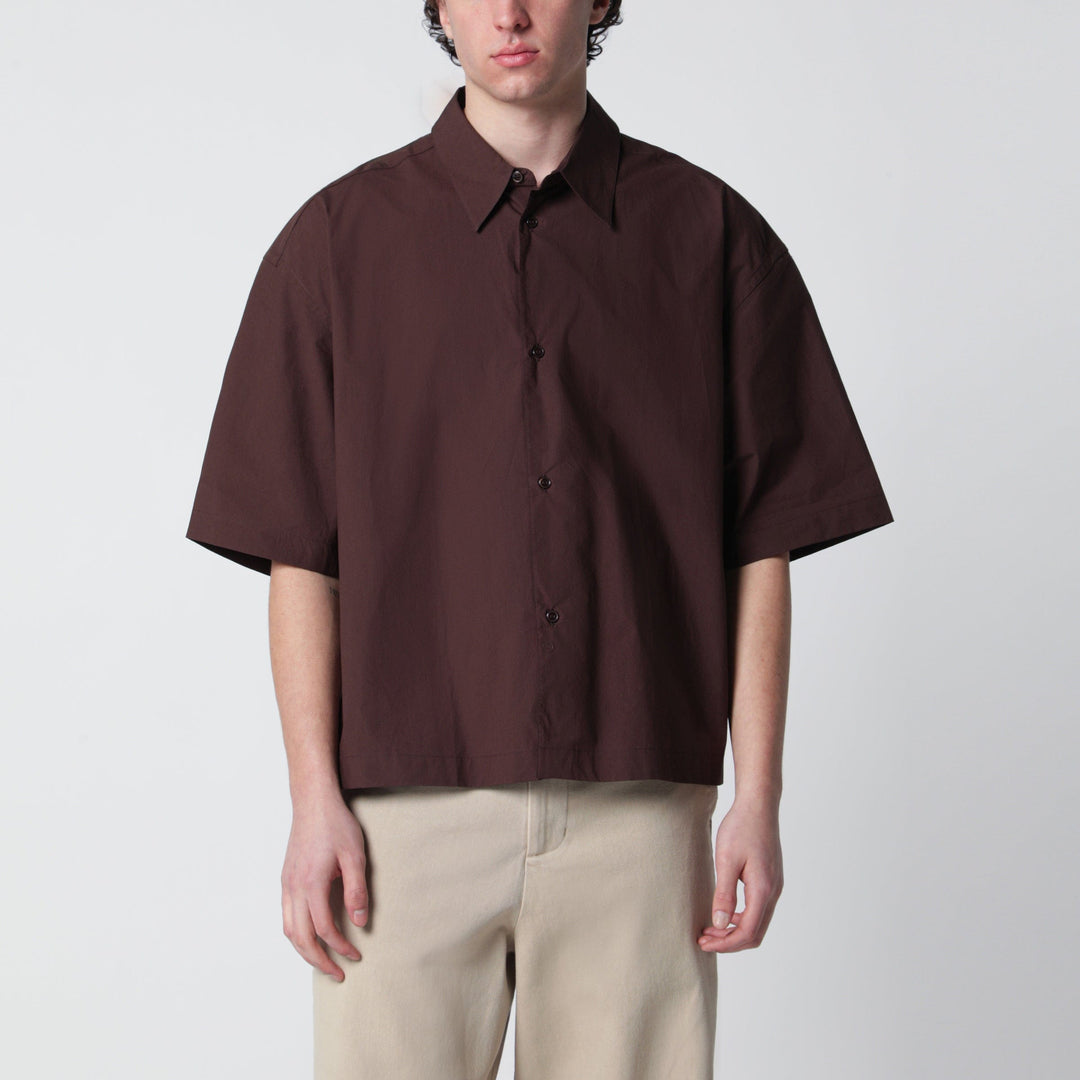 Shirts & Tops STUDIO NICHOLSON - Brown cotton poplin shirt Brand