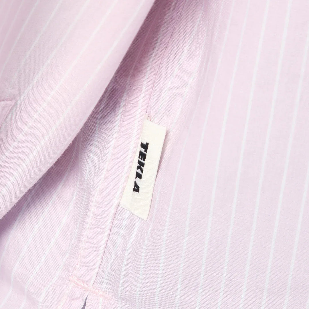 Tekla - Pink striped pyjama shirt Brand Shirts &amp; Tops