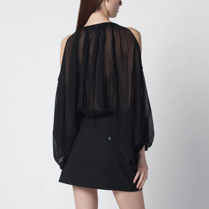 THE ANDAMANE - Black off-shoulder blouse Brand Shirts &amp; Tops