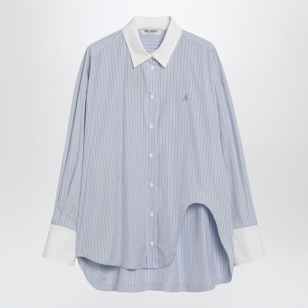 Shirts &amp; Tops 42  IT The Attico - Light blue/white striped shirt Brand
