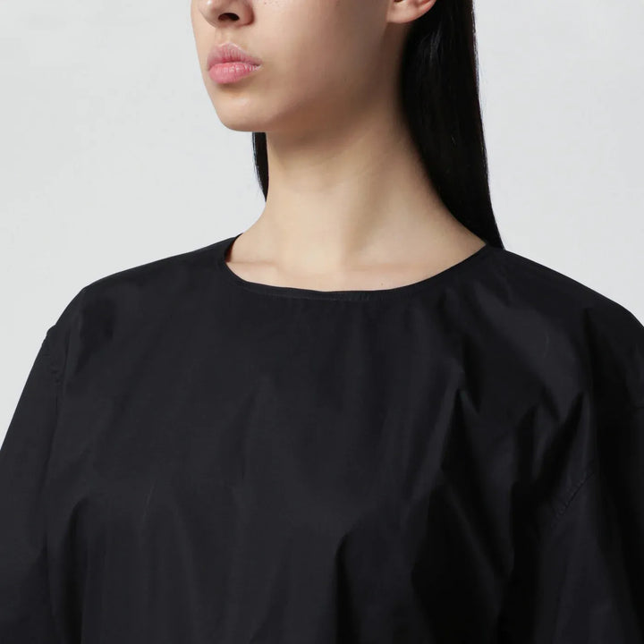 TheLatest - Short-sleeve black cotton top Brand Shirts &amp; Tops