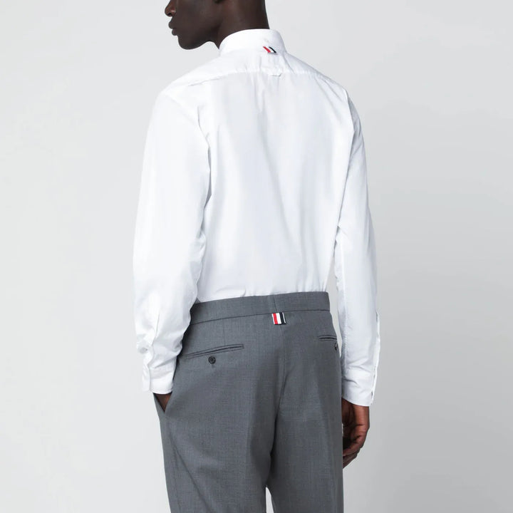 Thom Browne - White button-down cotton shirt Brand Shirts &amp; Tops
