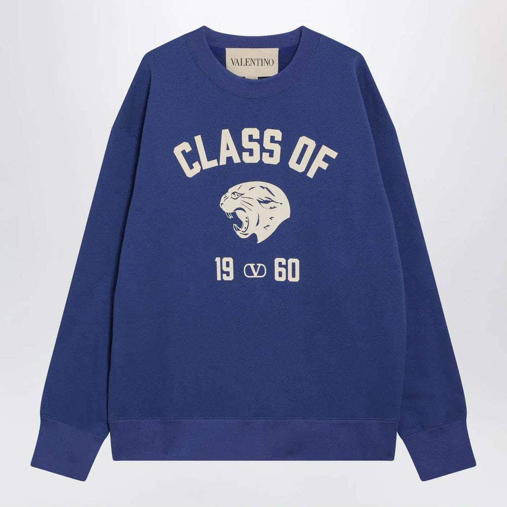 Valentino - Blue sweatshirt with Panther print Brand Shirts & Tops S