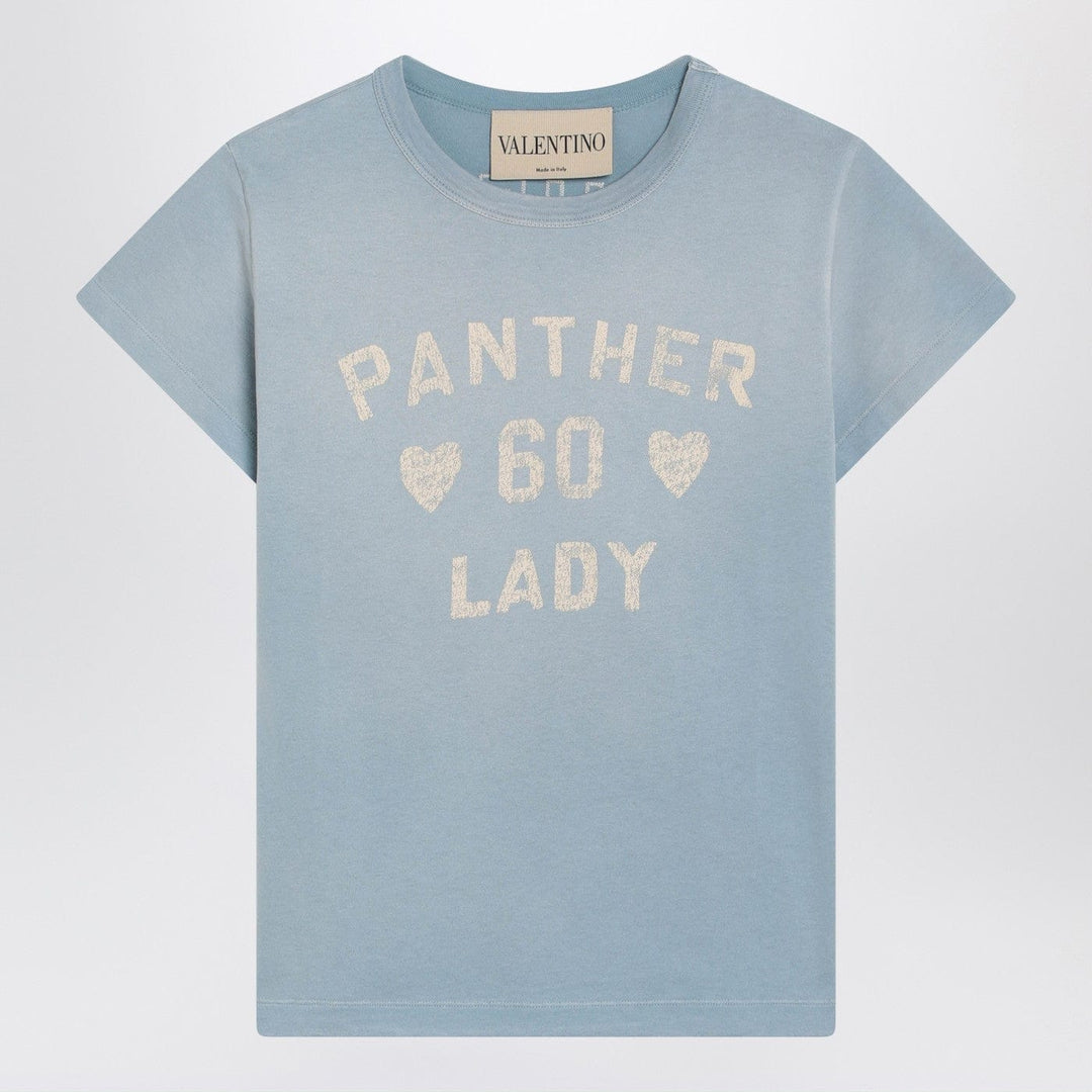 Shirts &amp; Tops Valentino - Light blue Panther Lady T-shirt Brand