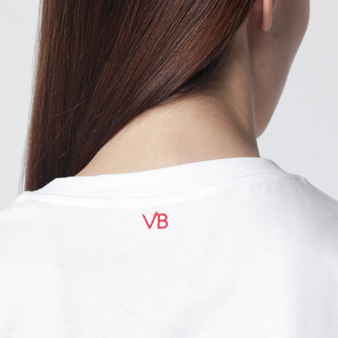 Victoria Beckham - White cotton “It’s Fine” T-shirt Brand Shirts &amp; Tops
