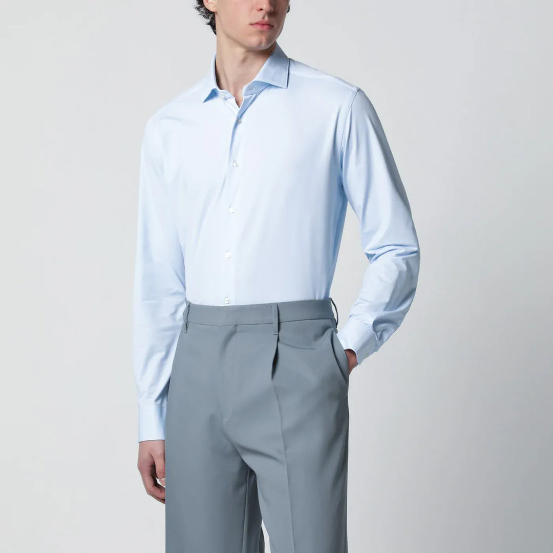 XACUS - Active Tailor Fit shirt light blue Brand Shirts &amp; Tops 40