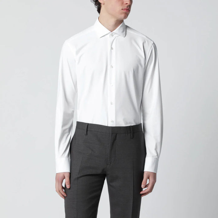 XACUS - Active Tailor Fit shirt white Brand Shirts &amp; Tops 40